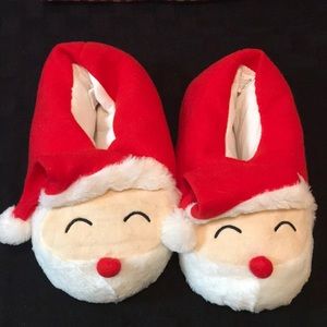 Target Shoes - Santa Slippers, Plush Target Shoes - Santa Slippers, Plush